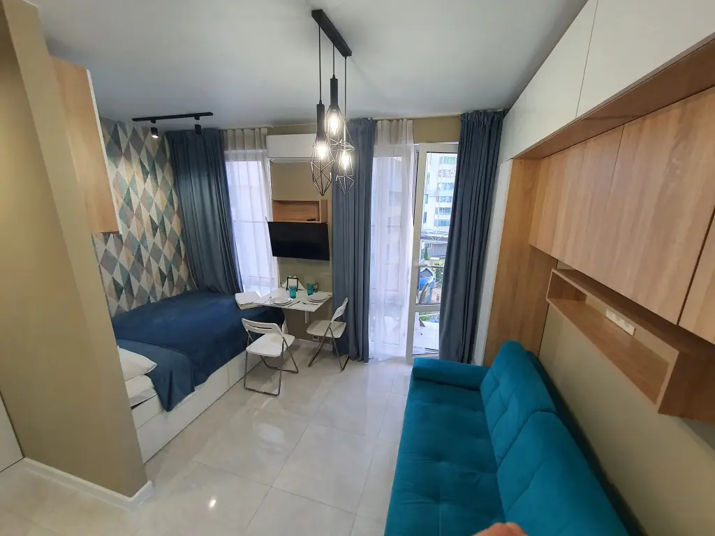 Сочи: Апартаменты Дизайнерская Студия ЖК Касабланка от HomeHotelSochi 20