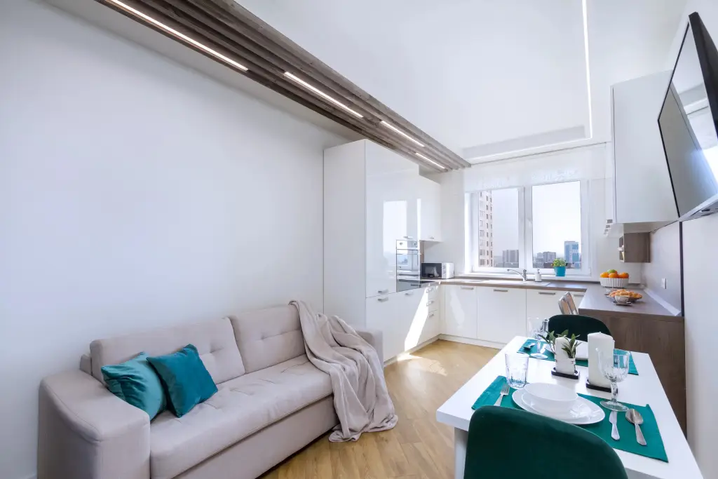 Новосибирск: Апартаменты Andora apart | Дизайнерская 2к Квартира Тропик в ЖК Державинский квартал