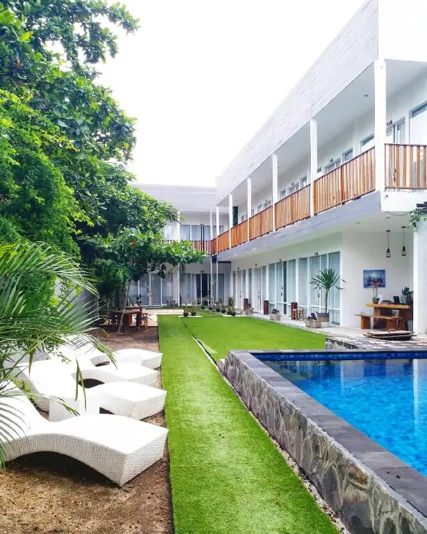 Гили Траванган: Dejavu Hotel Turtle Beach Gili Trawangan