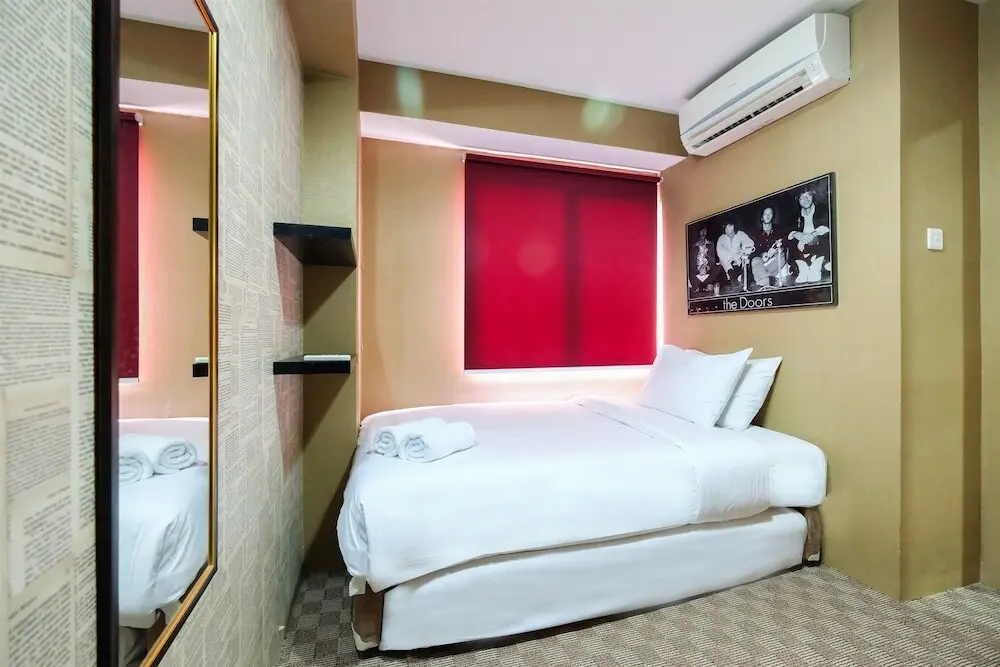 Джакарта: Cozy Trendy Green Palace Kalibata City Apartment