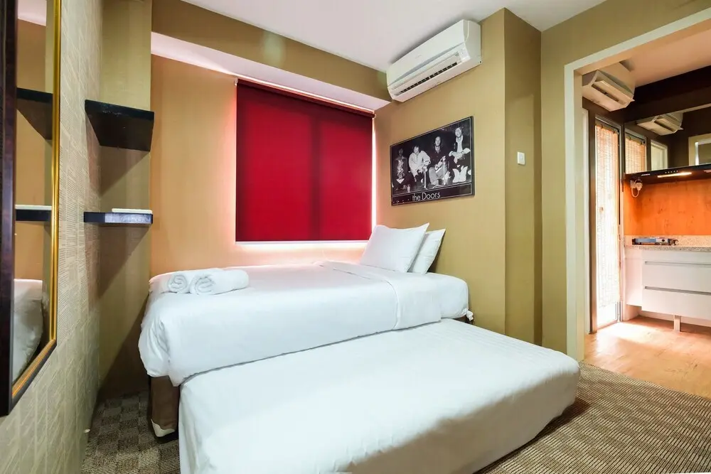 Джакарта: Cozy Trendy Green Palace Kalibata City Apartment