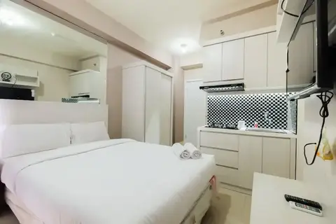 Studio at Green Pramuka City Serene Apartment Living By Travelio — фото 1