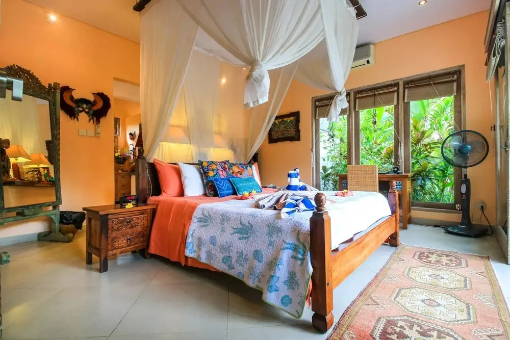Убуд: Villa Semua Suka, the Ricefields of Ubud, 2bd2baacpoolbest Bkfast in Bali