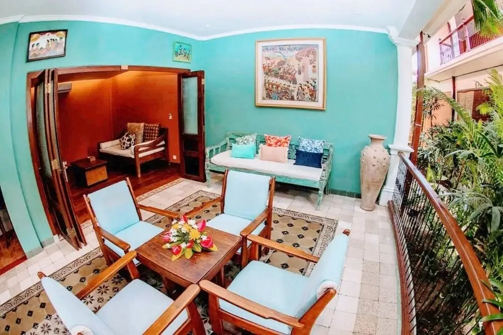 Кута: 2 Bedrooms Vintage Apartment 10 - Balcony,private Kitchen,livingroom,pool