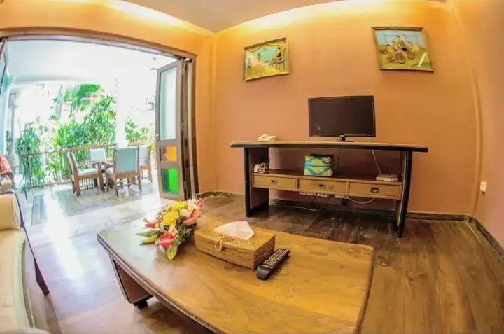 Кута: 2 Bedrooms Vintage Apartment 10 - Balcony,private Kitchen,livingroom,pool