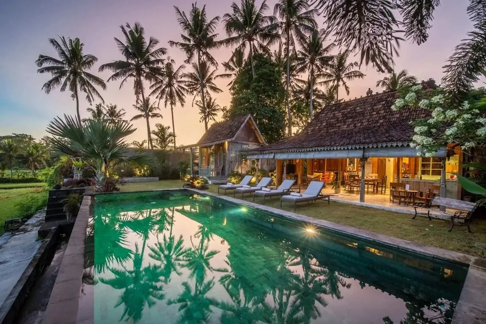 Блахбату: Incredible View, Traditional Villa, 3br, Ubud