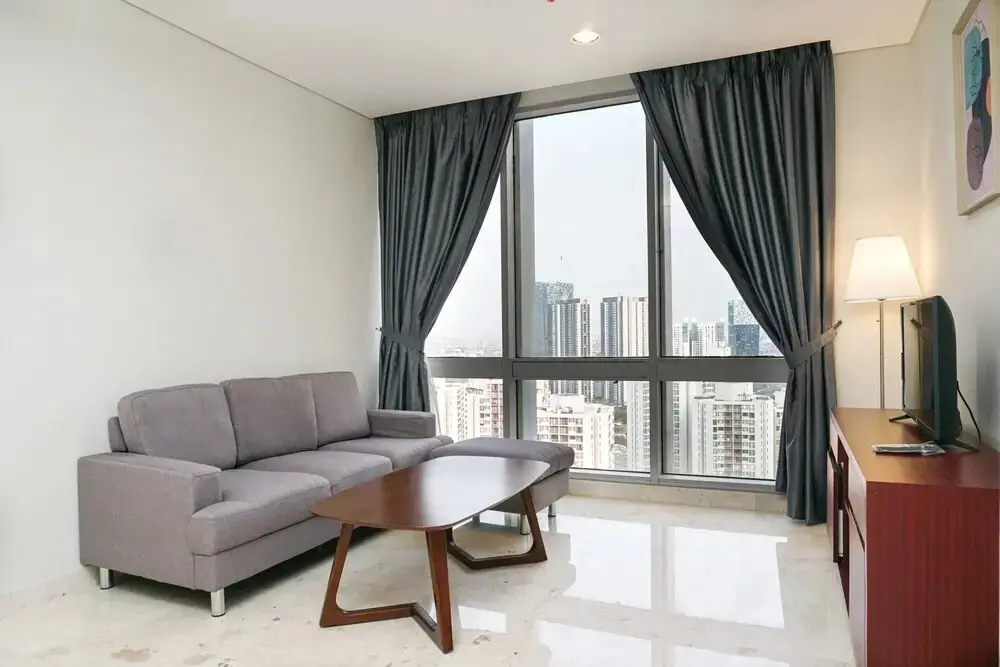 Джакарта: Modern and Comfortable 2BR at The Empyreal Condominium Epicentrum Apartment