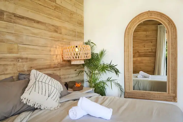 Керобокан: Fabulous 3BR Boho-chic Style, Umalas With Staff