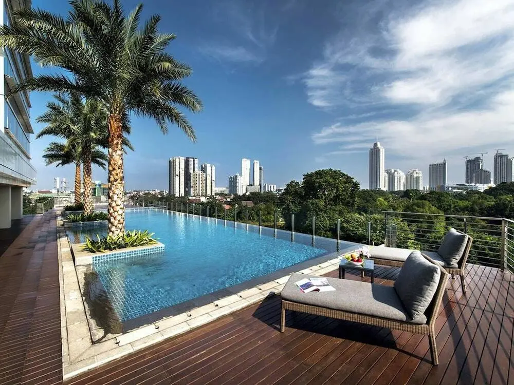 Джакарта: Two-bedroom Executive Serviced Apartment Oakwood Suites La Maison