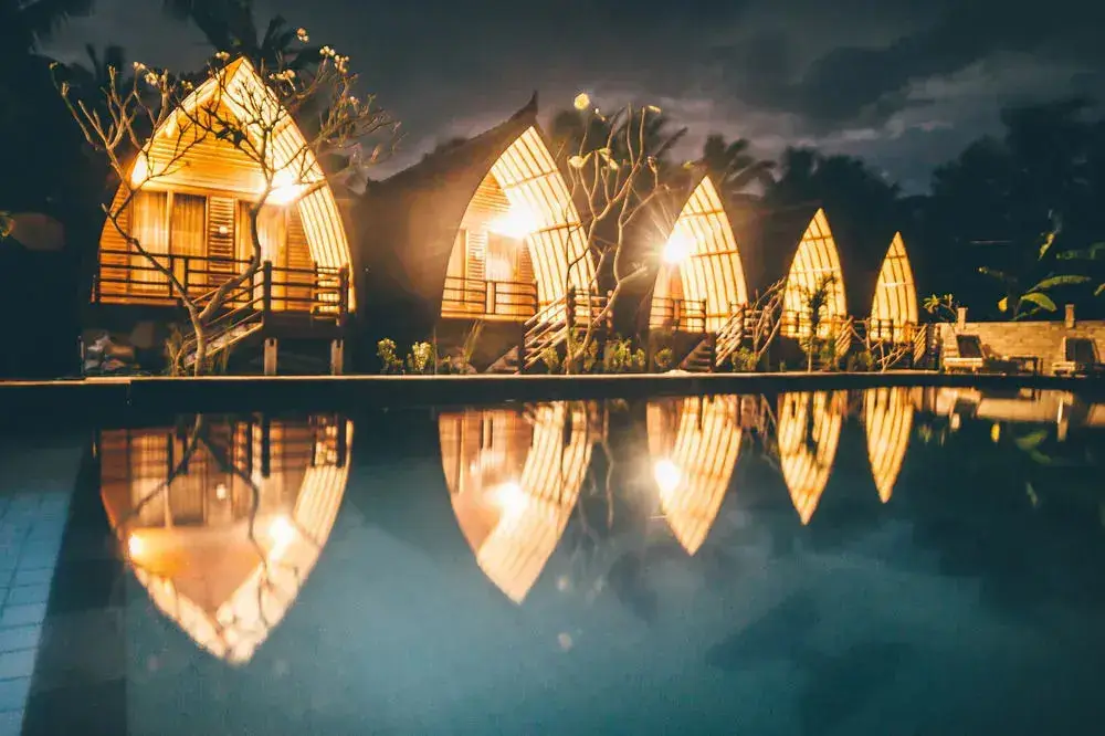 Гили Траванган: Island Beach bungalow