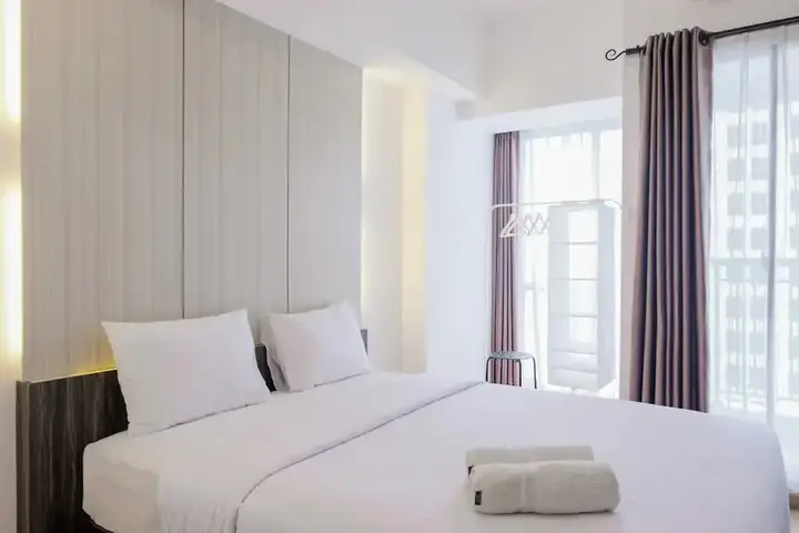 Legok: Fully Parquette City View Studio Apartment @ M-Town Residence