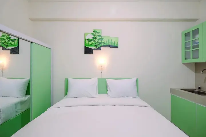 Богор: Comfortable And Minimalist Studio At Bogorienze Apartment