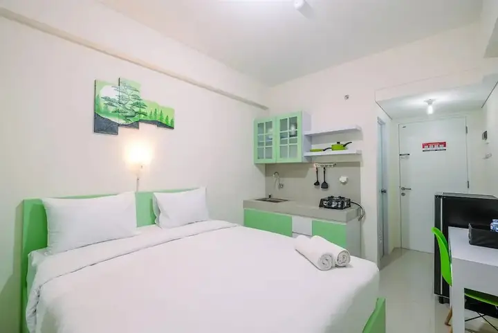 Богор: Comfortable And Minimalist Studio At Bogorienze Apartment