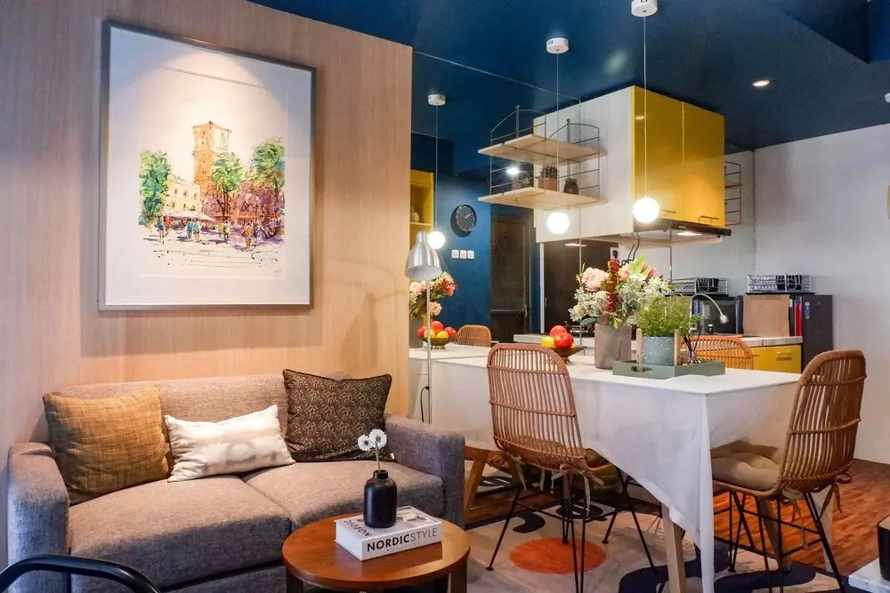 Сурабая: Exquisite 1Br Apartment At Puri Mas