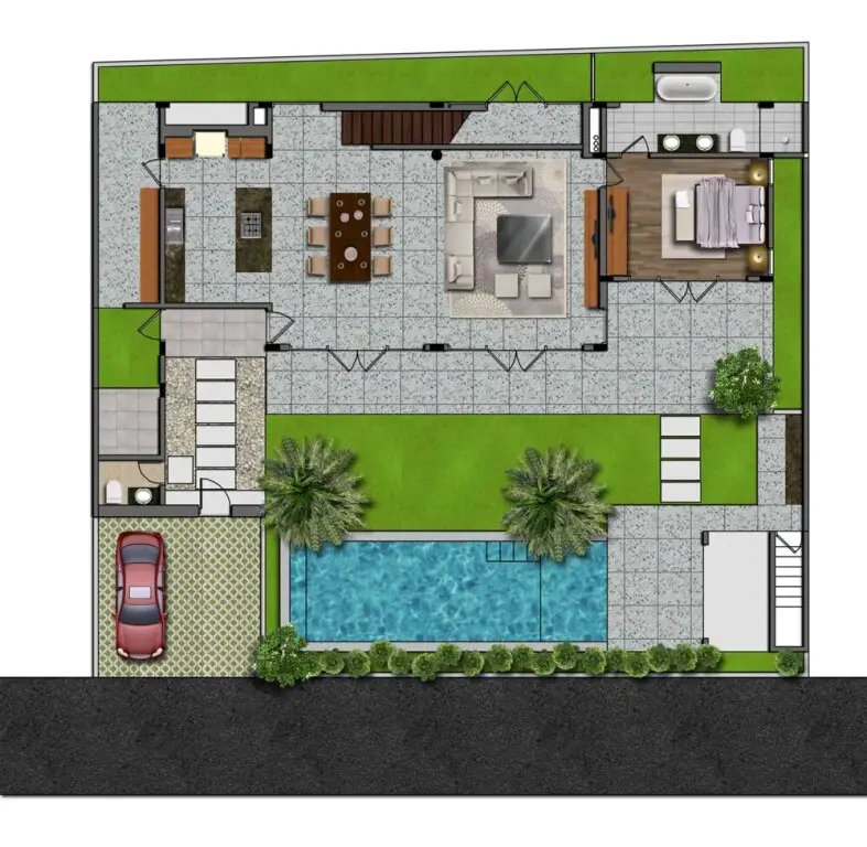 Чангу: Villa Como Luxury Indulgence - Close to Finns Beach Club Sleep 10 pax Brand new and Modern Villa in a Great Location