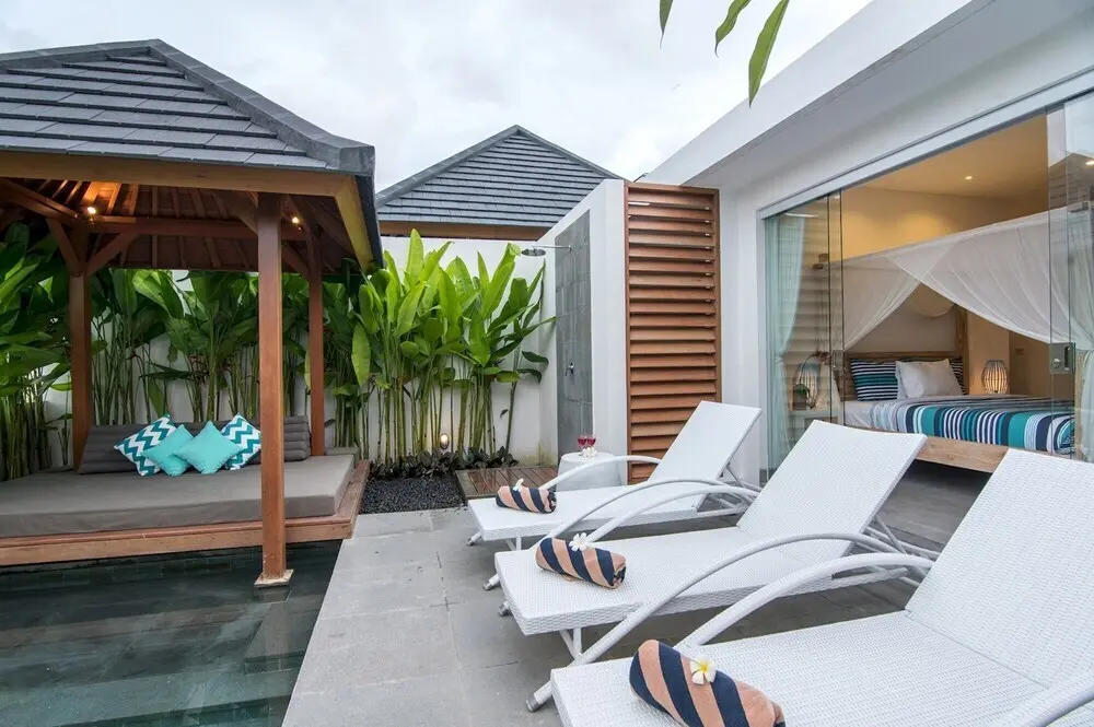 Чангу: Villa Bronte Beachside Living in the Heart of Canggu Sleeps 4 pax Light and Bright Beautiful Modern Villa 100m From Beach
