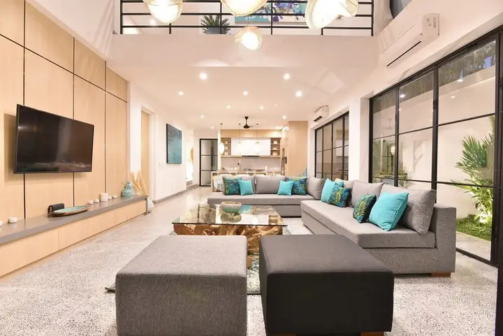 Чангу: Villa Verde Luxury Indulgence - Close to Finns Beach Club Sleep 10 pax Brand new and Modern Villa in a Great Location