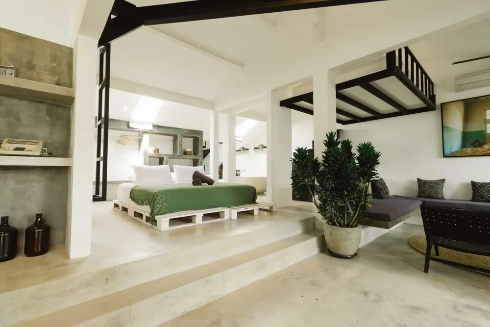 Чангу: 2 BR Modern Art Loft Canggu
