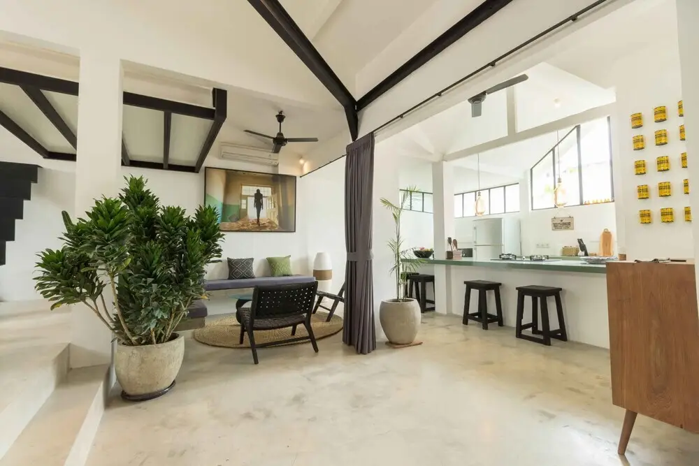 Чангу: 2 BR Modern Art Loft Canggu