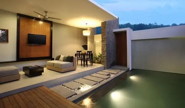 Кута: Restaurant at Samaja Bali VIllas