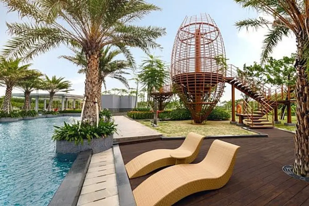 Джакарта: Two-bedrooms, Oakwood Apartments Pik Jakarta