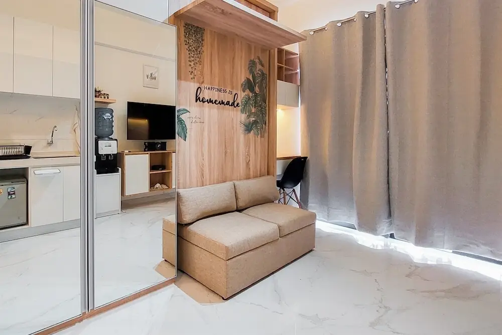 Legok: Restful Studio Room At Sky House Bsd Apartment
