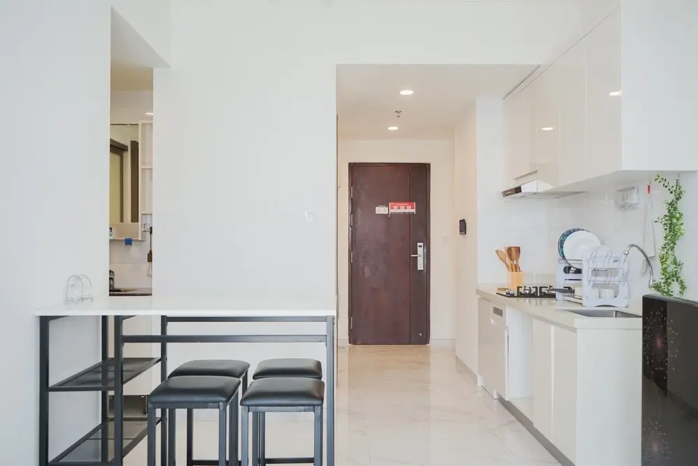 Legok: Nice And Homey 2Br At Sky House Bsd Apartment