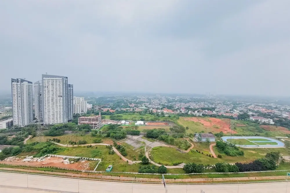 Legok: Elegant And Comfortable Studio Apartment Sky House Bsd