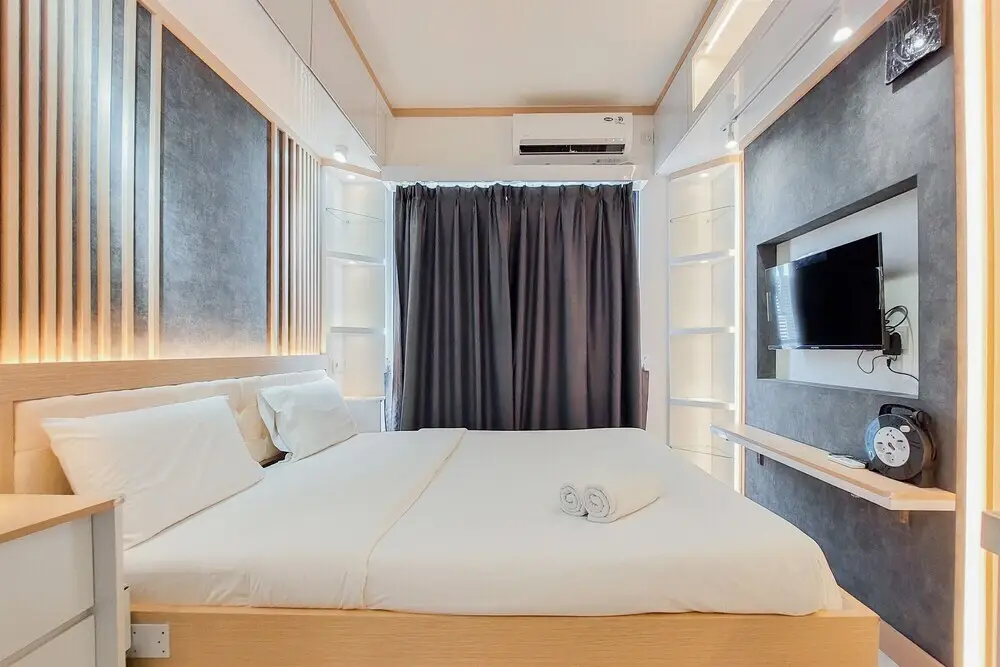 Legok: High Floor And Cozy Studio Room At Sky House Bsd Apartment