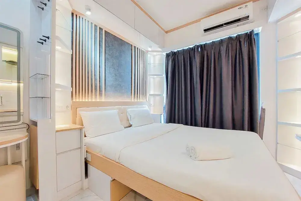 Legok: High Floor And Cozy Studio Room At Sky House Bsd Apartment