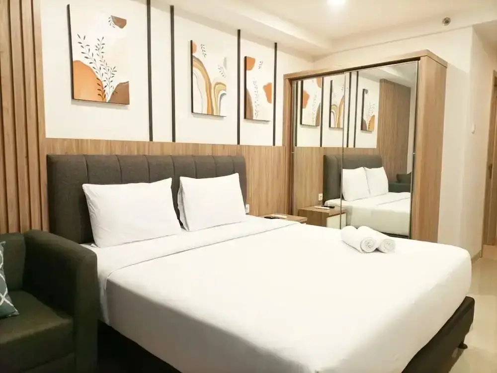 Ngaglik: Comfort And Simply Look Studio Room At Mataram City Apartment
