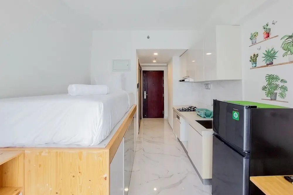Legok: Studio Full Furnished With Comfy Design At Sky House Bsd Apartment