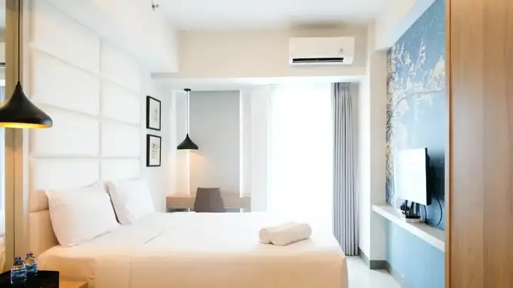 Сурабая: Cozy Livng Studio Connected With Mall At Supermall Mansion Apartment