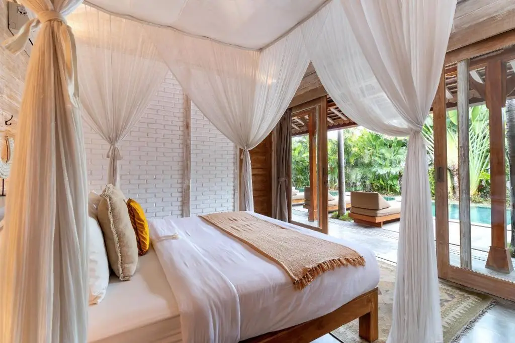 Керобокан: Peaceful 4 Bedrooms Private Pool Villas Rice Field View