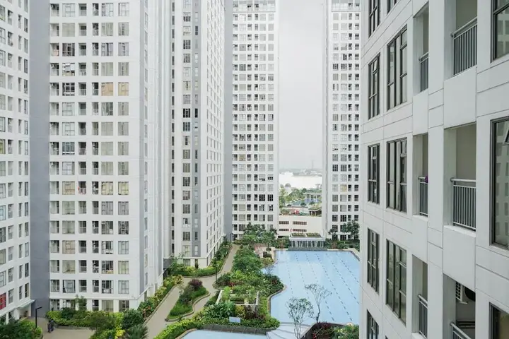Legok: Comfort with Garden View Studio Apartment M-Town Residence
