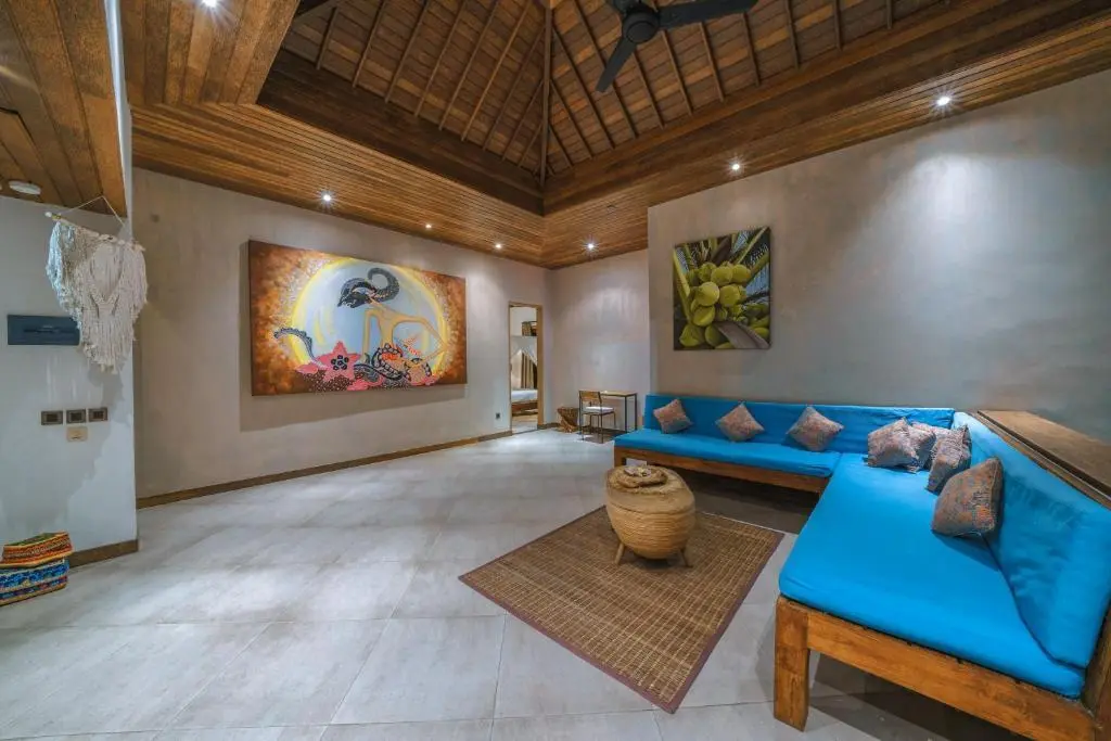 Чангу: Villa Puri Aman - Unique & Lush 3BR Pool Villa nearby Canggu Beach