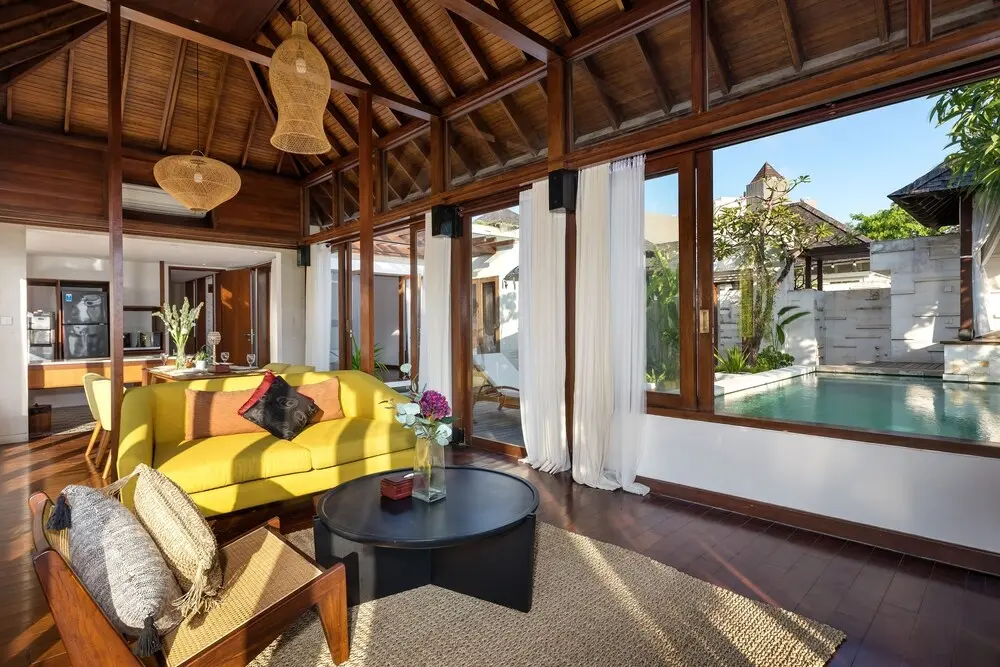 Чангу: Rare 2 Bedrooms Private Pool Beachfront Villa With Ensuite Bathrooms in Seminyak