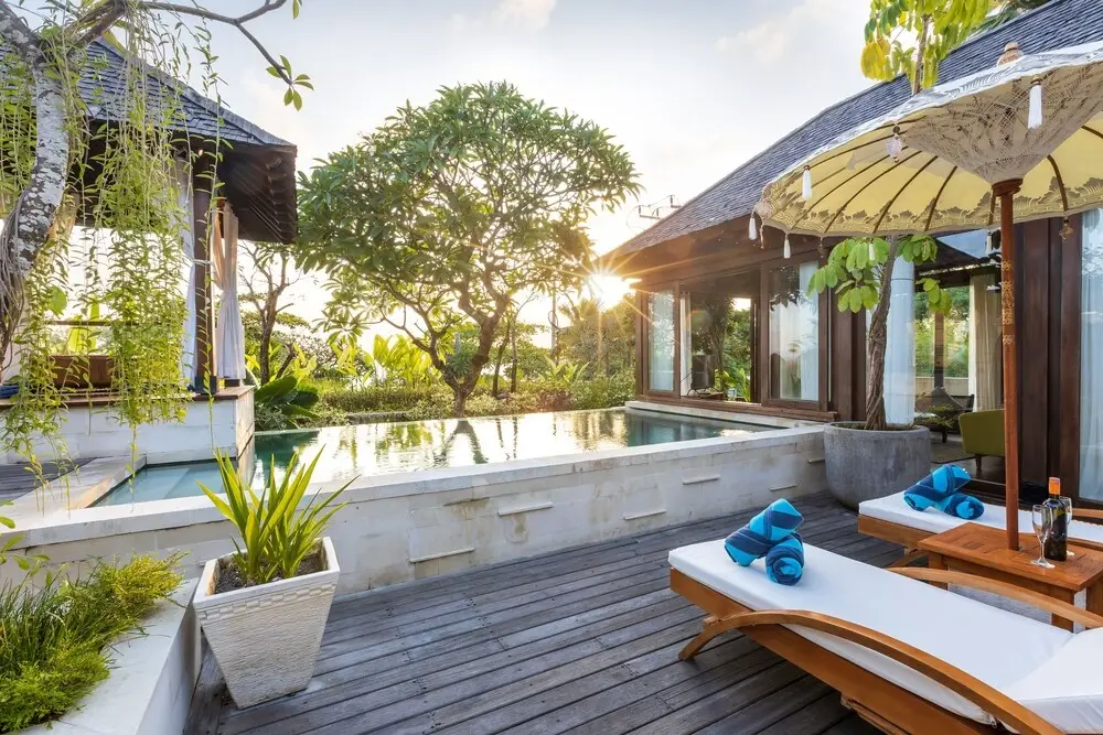 Чангу: Rare 2 Bedrooms Private Pool Beachfront Villa With Ensuite Bathrooms in Seminyak