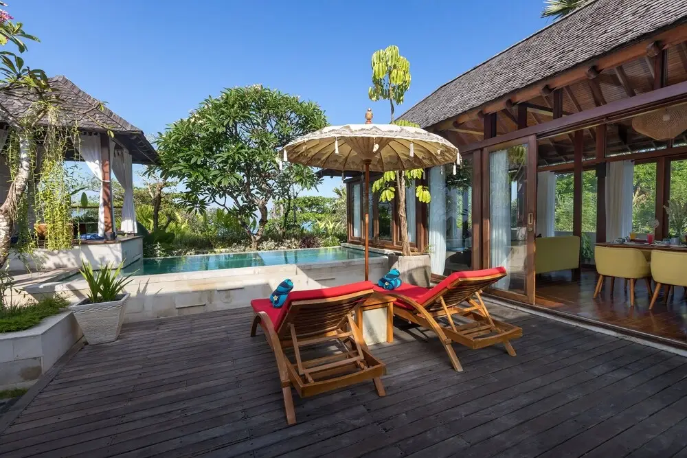 Чангу: Rare 2 Bedrooms Private Pool Beachfront Villa With Ensuite Bathrooms in Seminyak