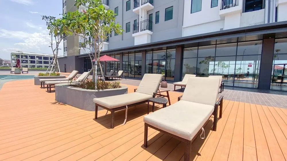 Чипутат: Modern Look And Tidy Studio (No Kitchen) Osaka Riverview Pik 2 Apartment