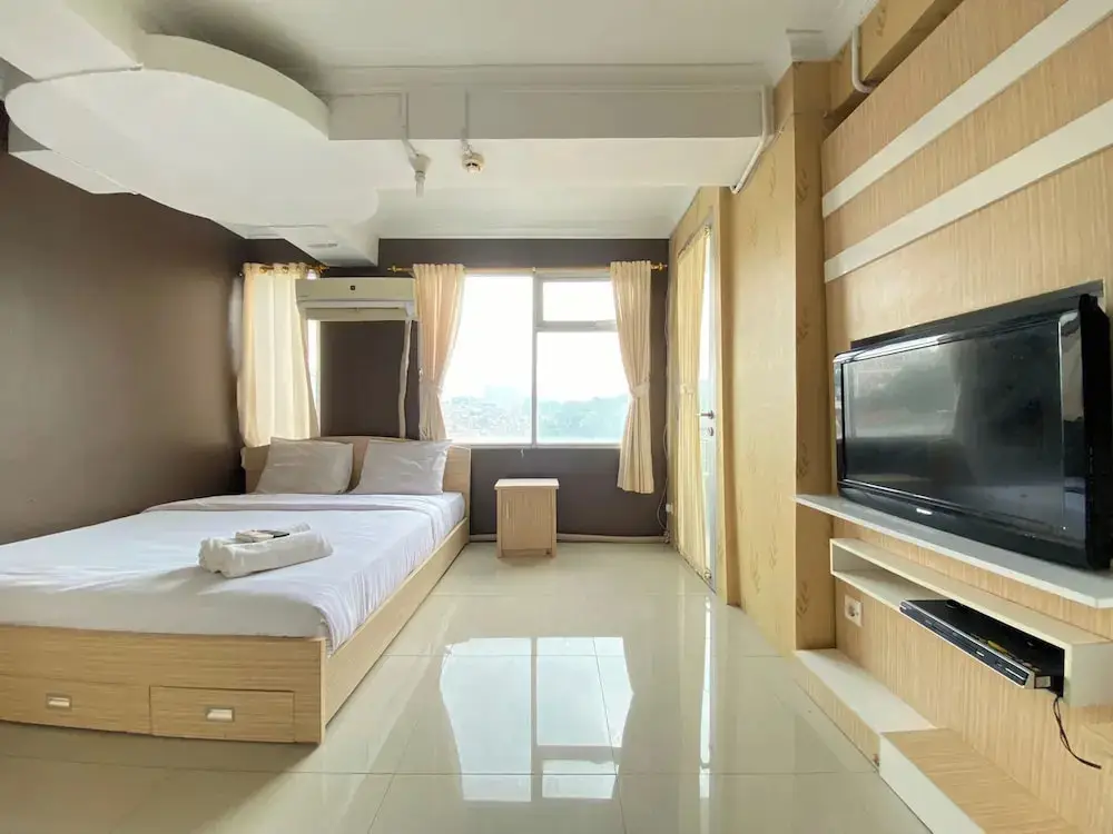 Бандунг: Spacious And Serene Studio Room Apartment At Jarrdin Cihampelas