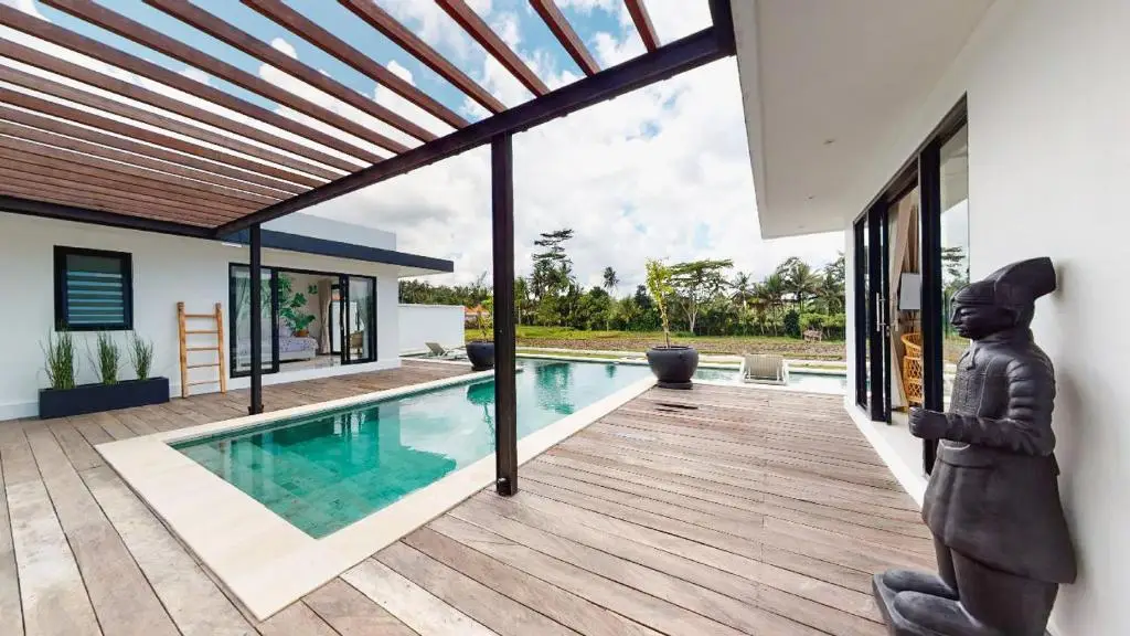 Убуд: AMAZING 3Br Villa in the middle of Ricefields