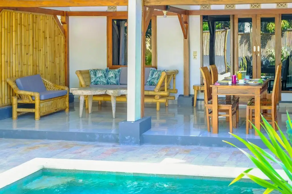 Гили Аир: 3 Angels Villa with Private Pool