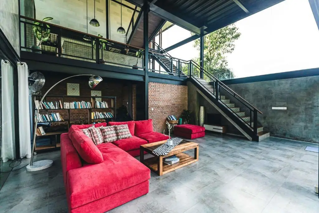 Убуд: Haigha House - 3 Bedrooms Tropical Modernism (Rice Field/Jungle View)