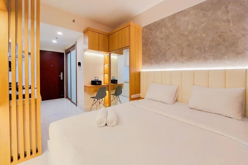 Legok: Homey And Best Choice Studio Apartment Sky House Bsd