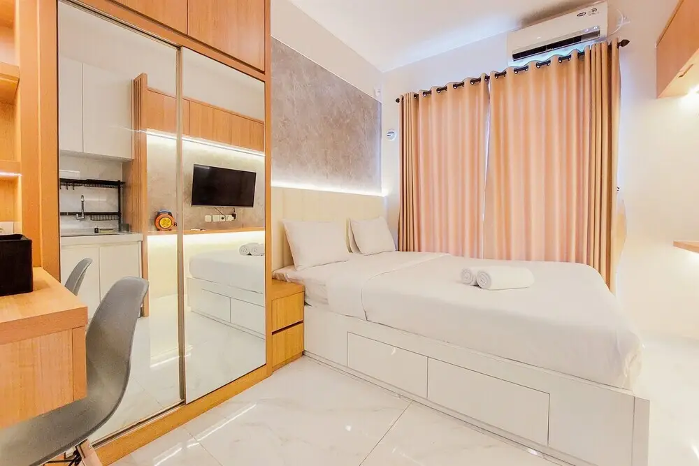 Legok: Homey And Best Choice Studio Apartment Sky House Bsd