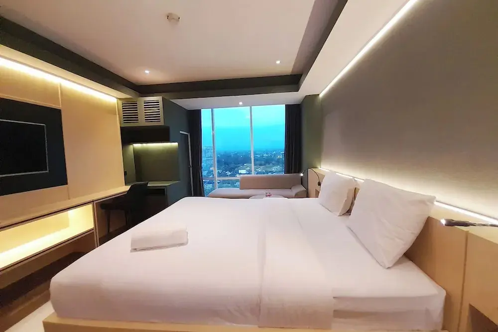 Ngaglik: Scenic And Homey Studio Mataram City Apartment