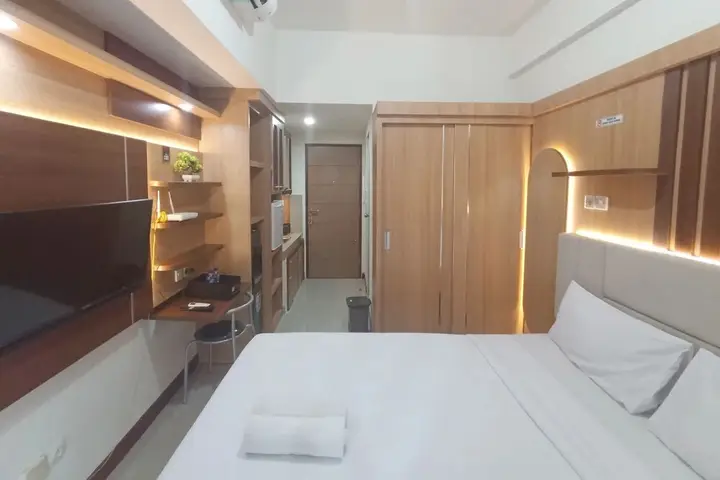 Макассар: Relaxing Studio With Minimalist Design At Vida View Makassar Apartment