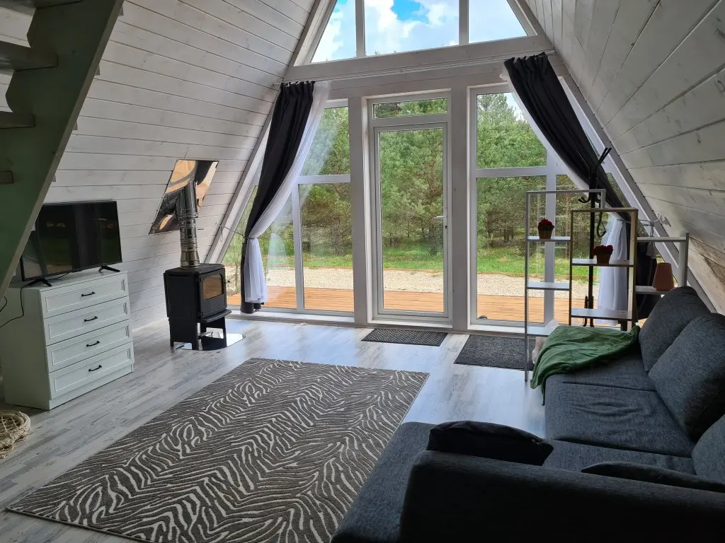 Вашина Гора: Гостевой дом A-frame на Форелевом хуторе