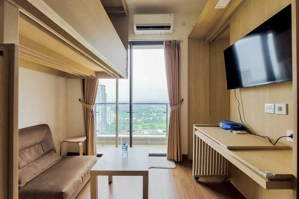 Legok: Simple And Homey Studio At Sky House Bsd Apartment